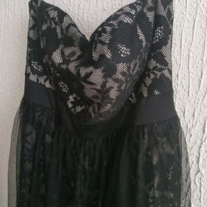 Plus Lace and Tulle overlay dress